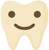 sonrisa de diente emoji vector