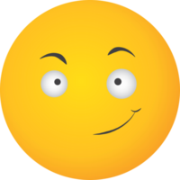 Emoji yellow face smile win vector