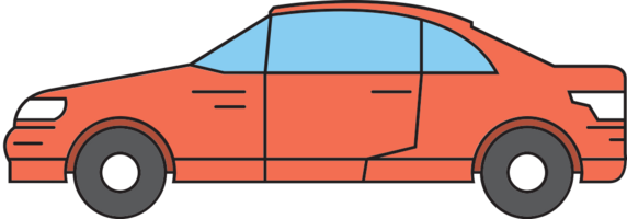 sedan car vector