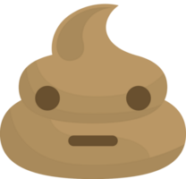 Emoji poop  neutral vector