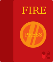 Fireman button vector