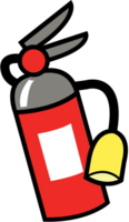 Fireman fire extinguisher vector