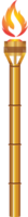 Tiki torch vector