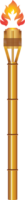 Tiki torch vector