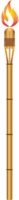 Tiki torch vector