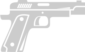 pistola vector