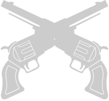 cross gun vector