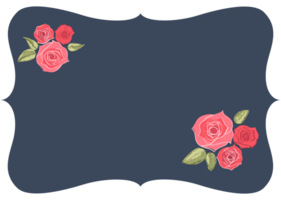 Flower label vector