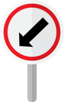 pass on this side road sign vector