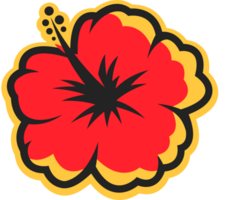 flor de hawaii vector