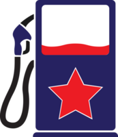 gas station vector