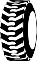 tractor tire vector