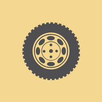 car wheel vector