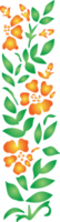 flor de verano vector