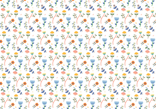 Flower pattern vector