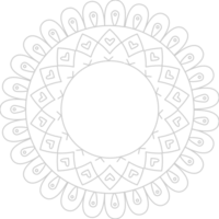 Flower circle vector