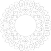 Flower circle vector