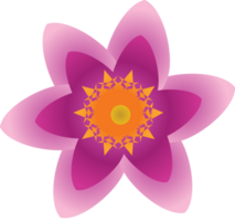 Polynesian flower vector