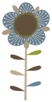 Flower retro vector