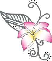 Flower polynesian vector