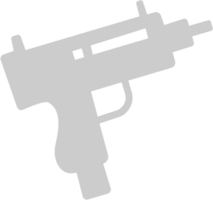 pistola automática vector