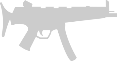 submachine gun vector