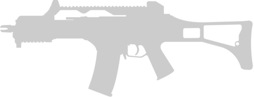 submachine gun vector