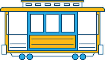 carriage subway vector