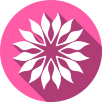 icono de flor vector