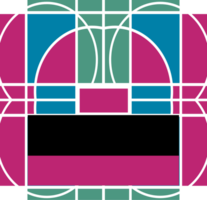 Geometric abstract design vector