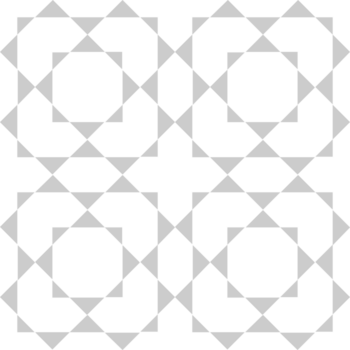 cuadrado de patrón geométrico vector