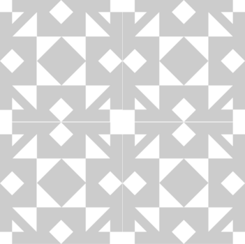 cuadrado de patrón geométrico vector