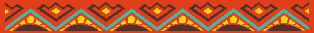 Geometric native border vector