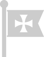 cross flag vector