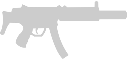 submachine gun vector