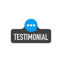 web testimonial icon design element vector