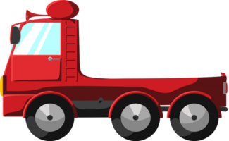 semi-tractor truck vector