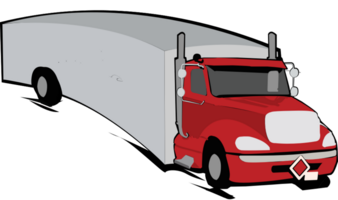 box truck vector