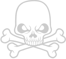 skull and bones vector