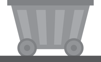 Mine Trailer vector