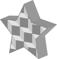 geométrico 3d forma vector