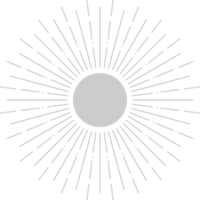 forma geométrica del resplandor solar vector