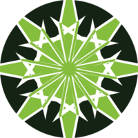 Geometric abstract portuguese logo vector