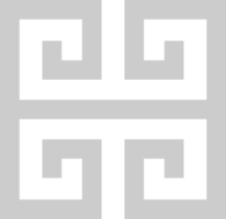 Geometric greek key pattern vector