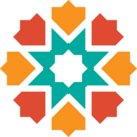 Geometric abstract arabesque logo vector