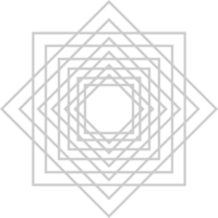 Geometric arabesco abstract line vector