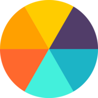 Geometric colorful abstract shape vector