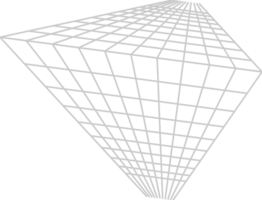 línea de marco de alambre geométrico vector