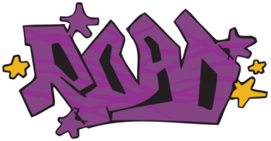 Graffiti typography vector