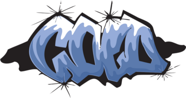 Graffiti typography vector